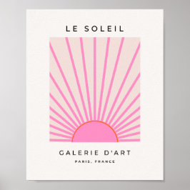 Le Soleil 01 Sol Rosa Sunshine Poster