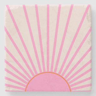 Le Soleil 01 Sol Rosa Sunshine Stenunderlägg