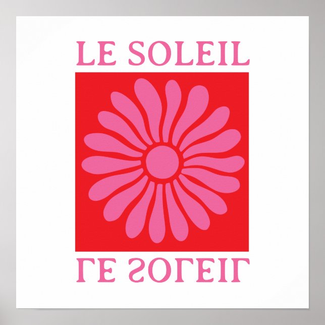 Le soleil poster (Framsidan)