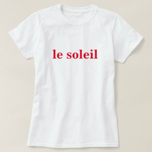le soleil t shirt