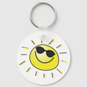 Le solen Keychain Nyckelring