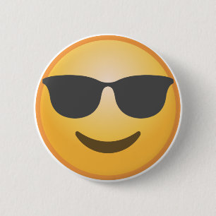 Le solglasögon Emoji Knapp
