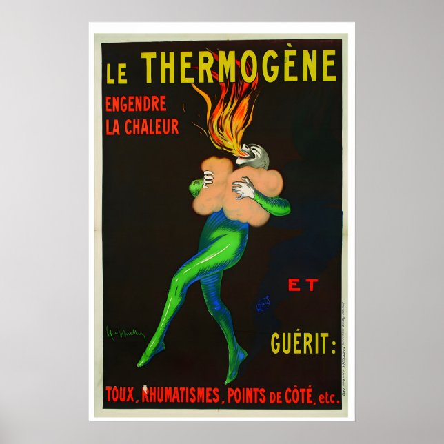 Le Thermogene Reklamplakat för läkemedel av Poster (Framsidan)