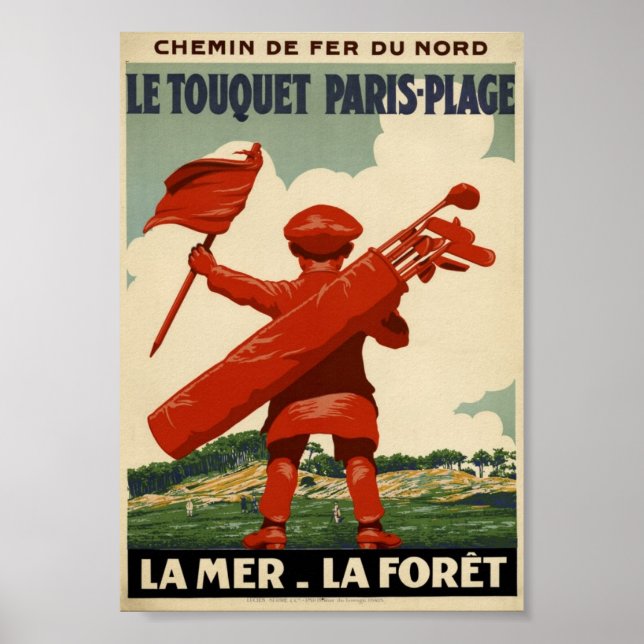 Le Touquet Paris-Plage Poster (Framsidan)