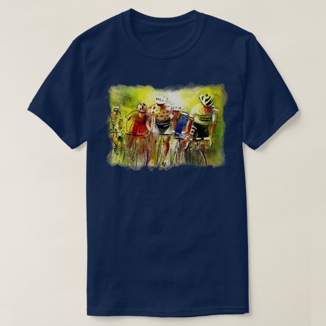 Le Tour de Frankrike 5 T Shirt (Design framsida)