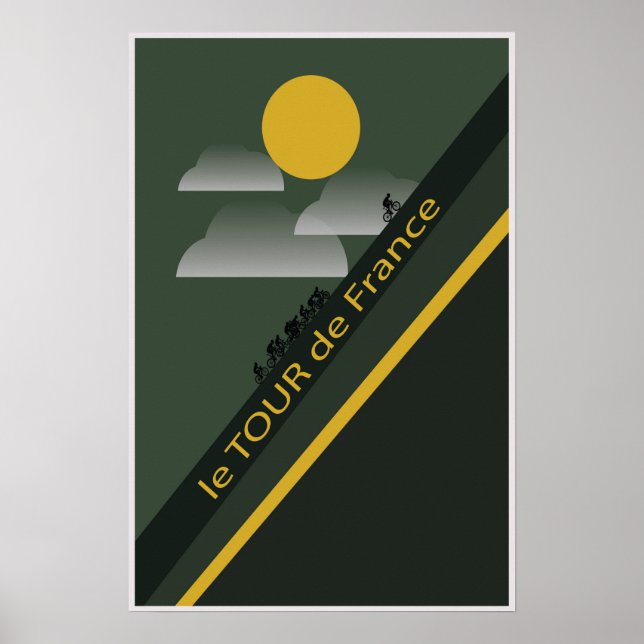 Le Tour de Frankrike Poster (Framsidan)