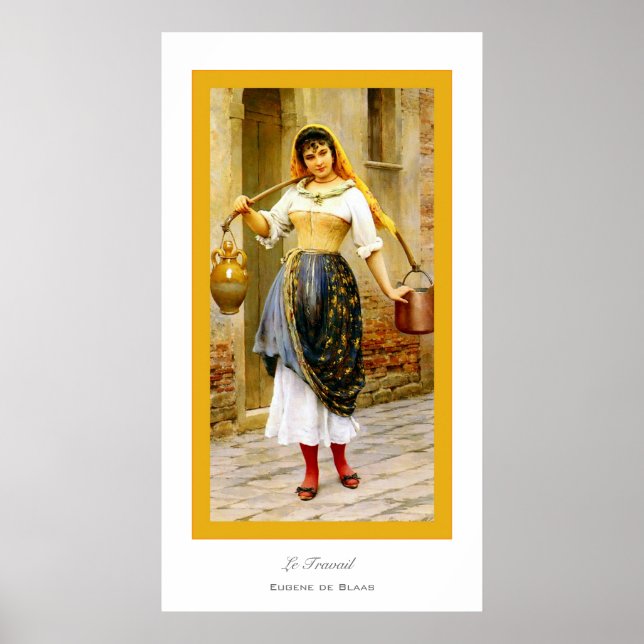 Le Travail ~ Eugene de Blass Poster (Framsidan)