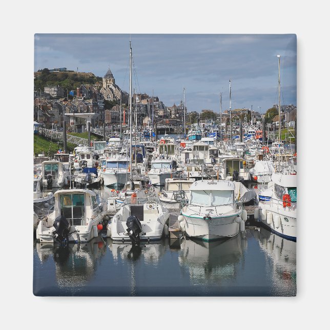 Le Tréport i Frankrike Magnet (Framsidan)