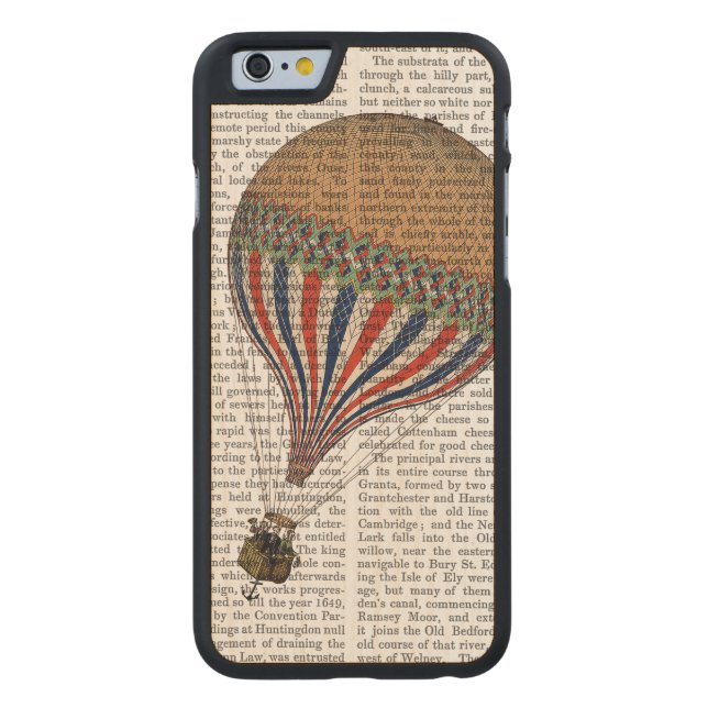 Le Tricolore Carved Wood iPhone Skal (Baksidan)