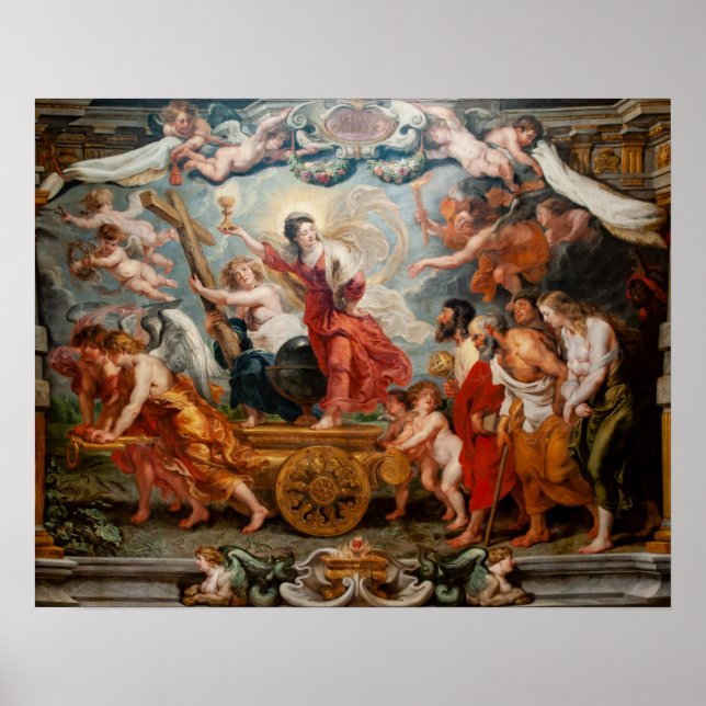 Le Triomphe de la Foi Catholique Poster (Framsidan)