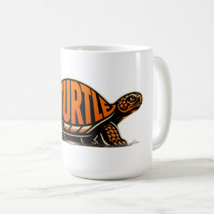 Le Turtle Sköldpadda Tröja Kaffemugg