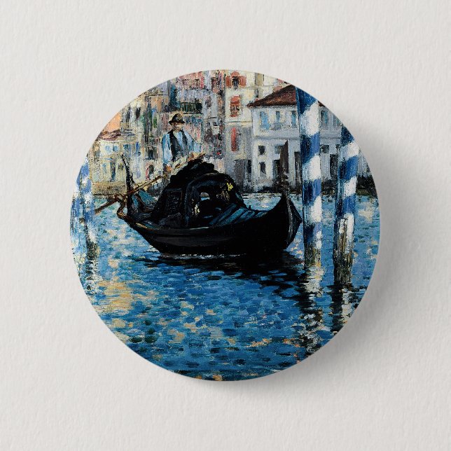 Le Tusen dollar Kanal à Venise - Edouard Manet Knapp (Framsida)