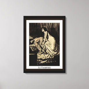 Le Vampyr av Burne-Jones Canvastryck