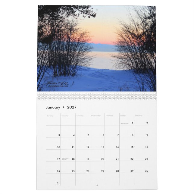 Le vargfotografikalendern kalender (Jan 2027)