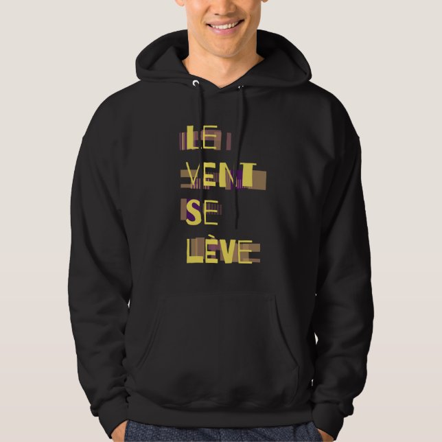 Le Vent Se Leve, Fransk Hoodie (Framsida)