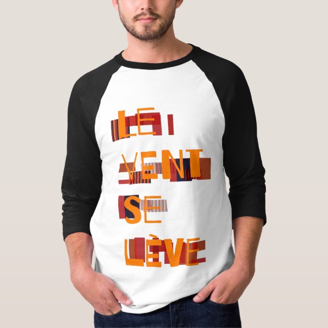 Le Vent Se Leve, Fransk T Shirt (Framsida)