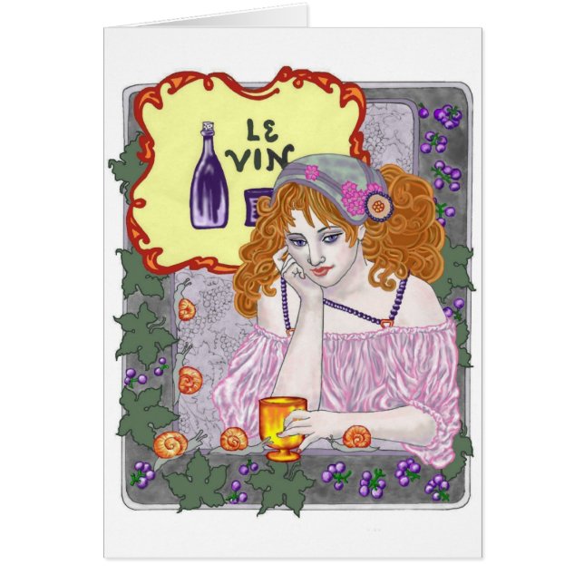 Le Vin Igen Hälsningskort (Framsidan)