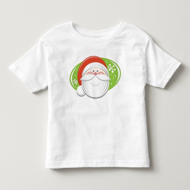 Le visage du P�re No�l - T-shirt (Framsida)