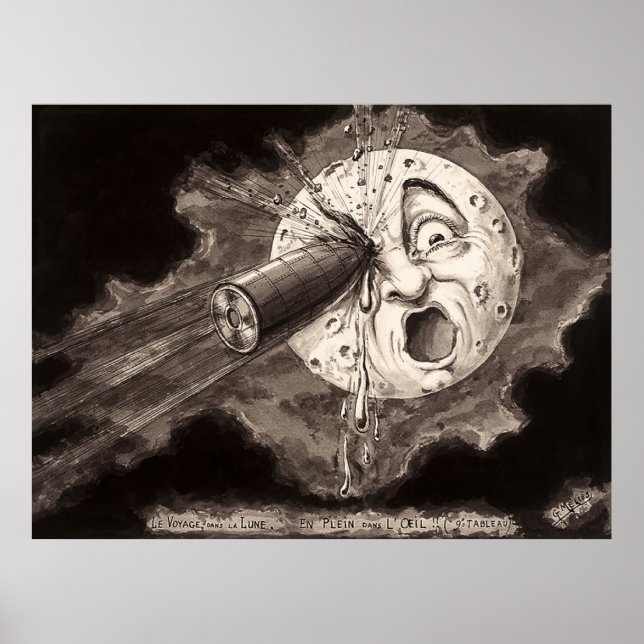 Le voyage dans la lune (1902) poster (Framsidan)