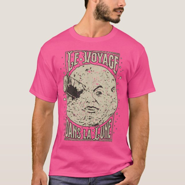 Le Voyage Dans La Lune 1902 T Shirt (Framsida)