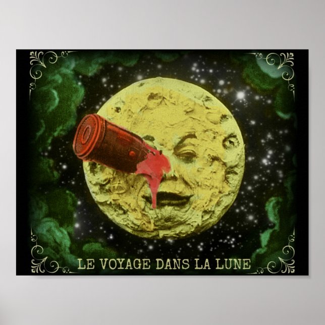Le Voyage dans la Lune/A Resa till Måne Poster (Framsidan)