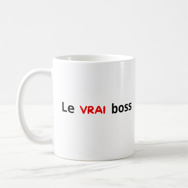 le vrai boss kaffemugg (Vänster)