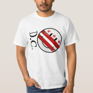 Le Washington DC-flagga T-shirt