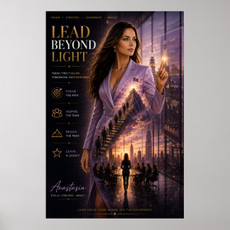 Lead Beyond Light – Executive Leadership Affisch