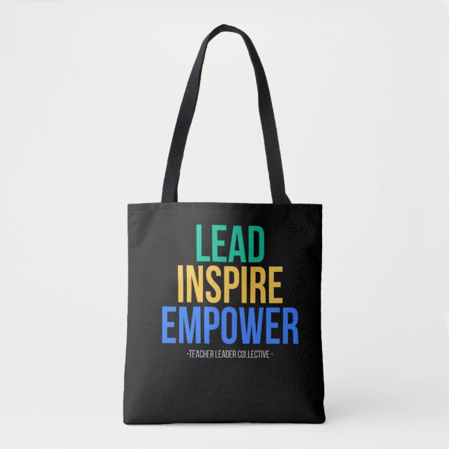 Lead • Inspire • Empower TOTE BAG  Tygkasse (Framsida)