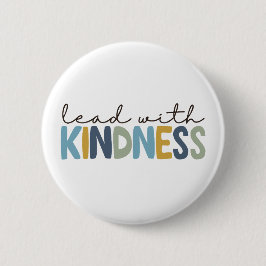 Lead with Kindness button pin Knapp