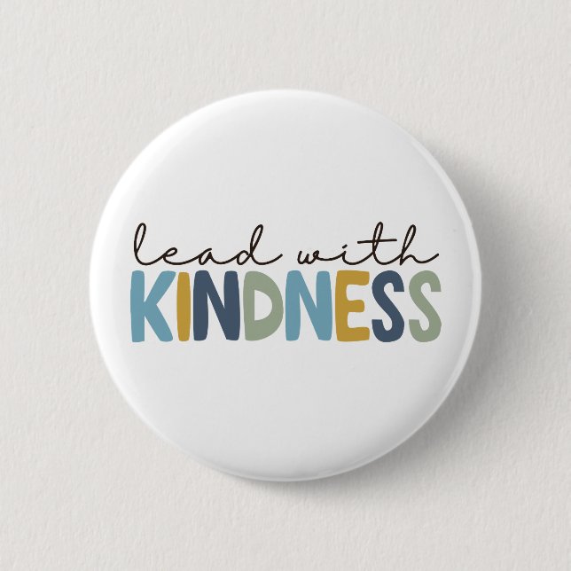 Lead with Kindness button pin Knapp (Framsida)