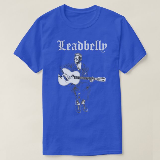 Leadbelly Guitar Gangster T Shirt (Design framsida)
