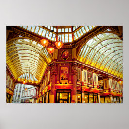 Leadenhall Market City of London England Poster