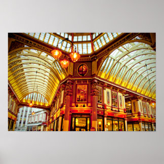 Leadenhall Market City of London England Poster