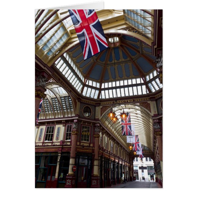 Leadenhall Market London Hälsningskort (Framsidan)