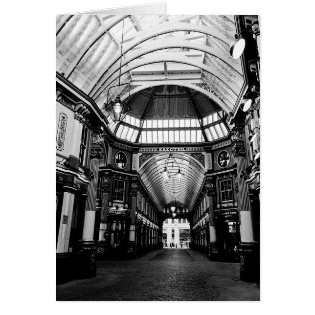 Leadenhall Market London Hälsningskort (Framsidan)