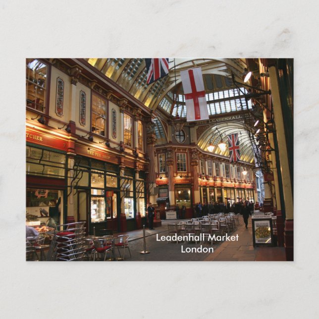 Leadenhall Market London Vykort (Framsida)