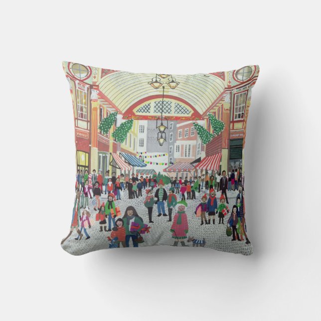 Leadenhall marknadsför London Kudde (Framsida)