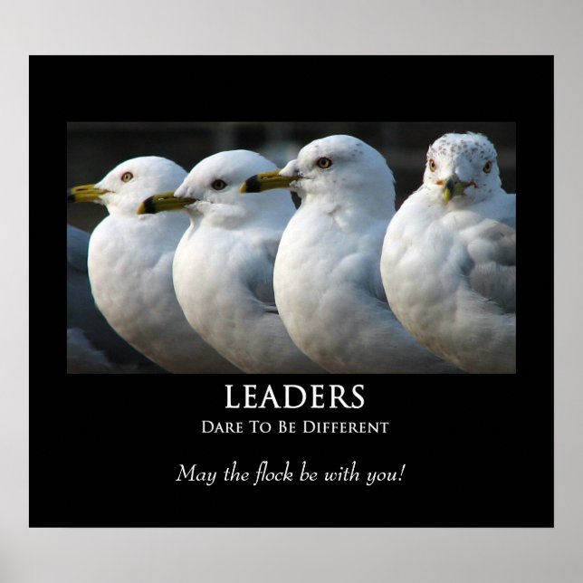 LEADERS - Motiverande Poster (Framsidan)