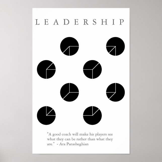 LEADERSHIP COACH - Motivational Illusion Print Poster (Framsidan)