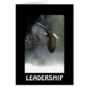 LEADERSHIP-kort för örn Hälsningskort