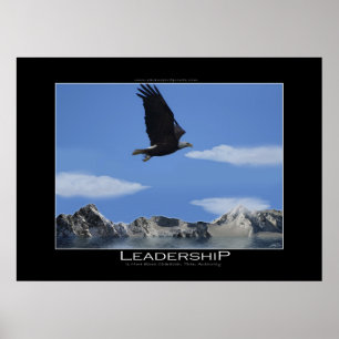 LEADERSHIP Large Örn Motivational Poster