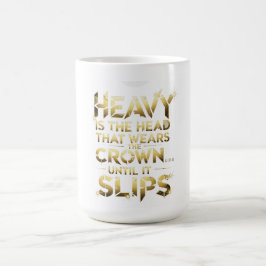 Leadership Streetwear Tee “Heavy Is The Head” Kaffemugg