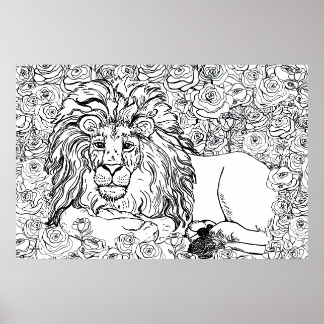 Leading Lion Poster (Framsidan)
