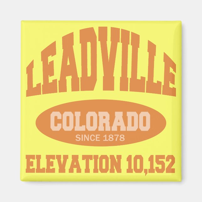 Leadville, Colorado Magnet (Framsidan)