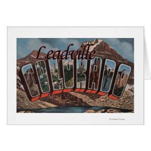 Leadville, Colorado - Stora Brev Scenes Hälsningskort