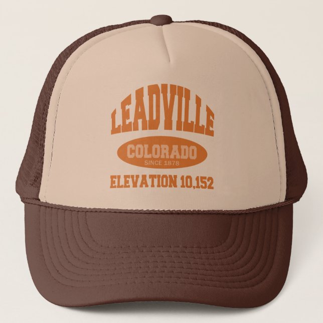 Leadville Colorado Truckerkeps (Framsida)
