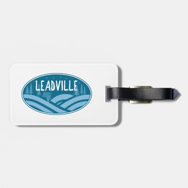 Leadville Colorado utomhus Bagagebricka (Baksida Vågrät)