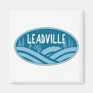 Leadville Colorado utomhus Magnet