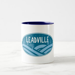 Leadville Colorado utomhus Två-Tonad Mugg